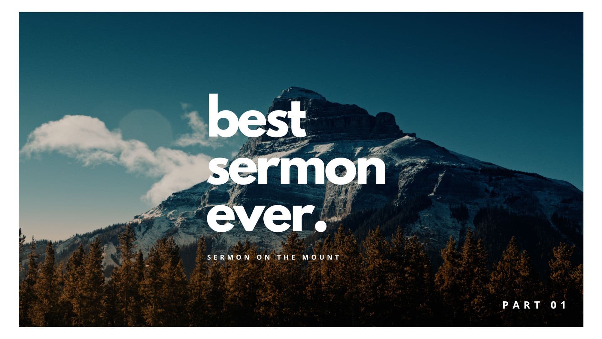 Best Sermon Ever - Part 01
