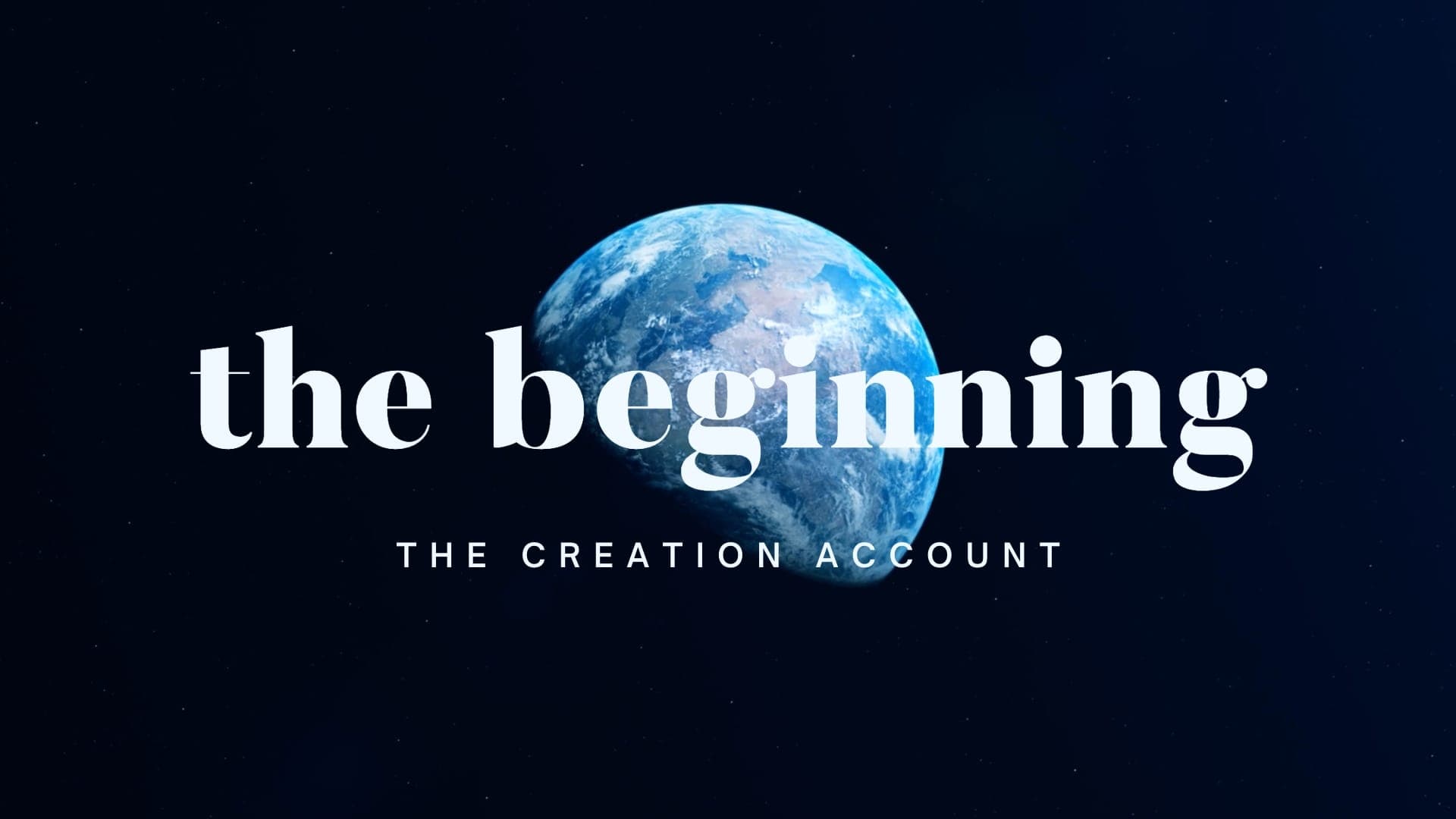 The Beginning